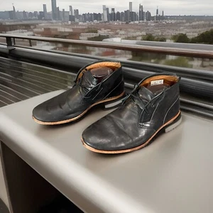 Timberland Boot Company Wodehouse Lost History Black Leather Chukka Boots US 9 - Picture 1 of 18