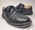 Doc Dr.Martens 12014 Black Leather Wingtip Oxford Beetle Shoes Men's Size 8 US