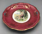 Artist W Payne Cupids & Topless Woman Porcelain Plate 3 Crown German Handled