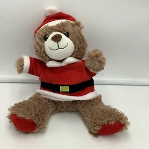Animal Adventure Santa Bear Plüschtier Stofftier 2014 9" - Bild 1 von 4