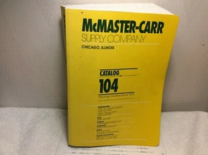 MCMASTER-CARR KATALOG #104 Chicago Version - SELTEN leicht gebraucht - toller Preis - Bild 1 von 4