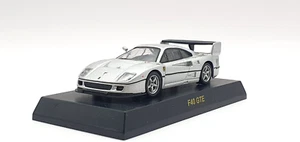 Kyosho 1/64 FERRARI F40 GTE SILVER diecast car model *READ - Picture 1 of 5