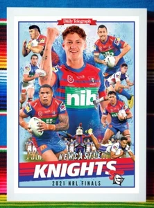 Framed 2021 NEWCASTLE KNIGHTS NRL Poster KALYN PONGA - 84cm x 59.5cm x 3cm - Bild 1 von 3