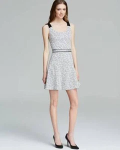 Vestido Antiguo Marc Jacobs Blanco Negro Jacquard Estampado de Brezo S/L $358 Nuevo con Etiquetas 6 - Imagen 1 de 1