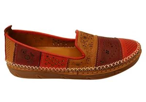 Orizonte Patchly Womens European Comfortable Soft Leather Shoes - Picture 1 of 19