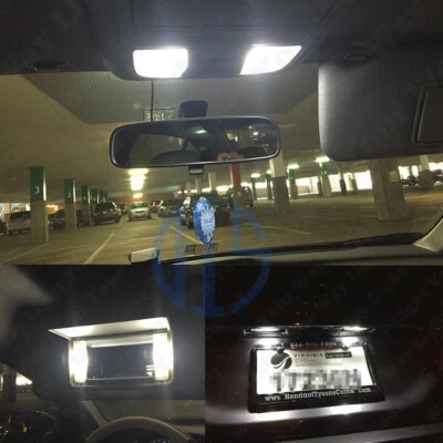 Kit de paquete de 12 bombillas interiores LED blancas para Honda Accord 2013-2017 2018 Foto 1 de 4
