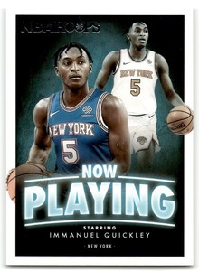 2020-21 HOOPS NOW PLAYING IMMANUEL QUICKLEY NEW YORK KNICKS #SS-27