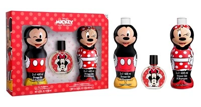 Disney´s Mickey und Minnie  Geschenkset Showergel/Shampoo und EDT50ml für Kinder - Bild 1 von 3