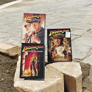 3 Indiana Jones Dvds - Picture 1 of 6