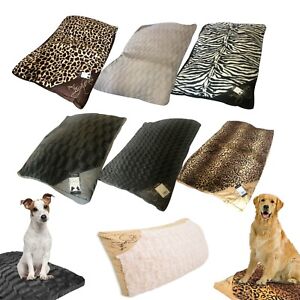Luxury Soft Warm Assorted Fur Dog Cat Ped Bed Mattress Pillow Cushion Bed