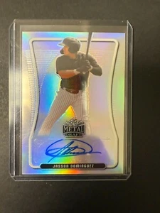 2020 Leaf Metal Draft Jasson Dominguez Silver Prismatic Auto Yankees - Picture 1 of 4