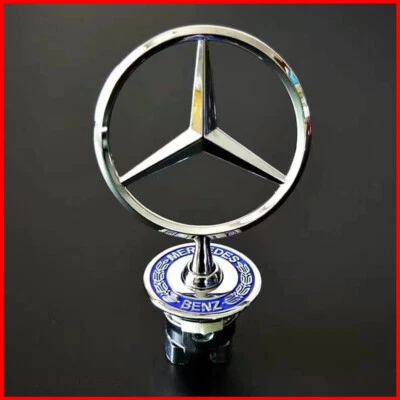 MERCEDES BENZ BONNET HOOD  EMBLEM BADGE For W124 W202 W203 W208 W210 / 44MM Foto 1 de 4