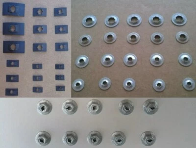 48 EMBLEM, TRIM & BADGE RETAINERS! FOR CLASSIC VEHICLES - CAR PICKUP ETC (48pcs) - Image 1 of 4