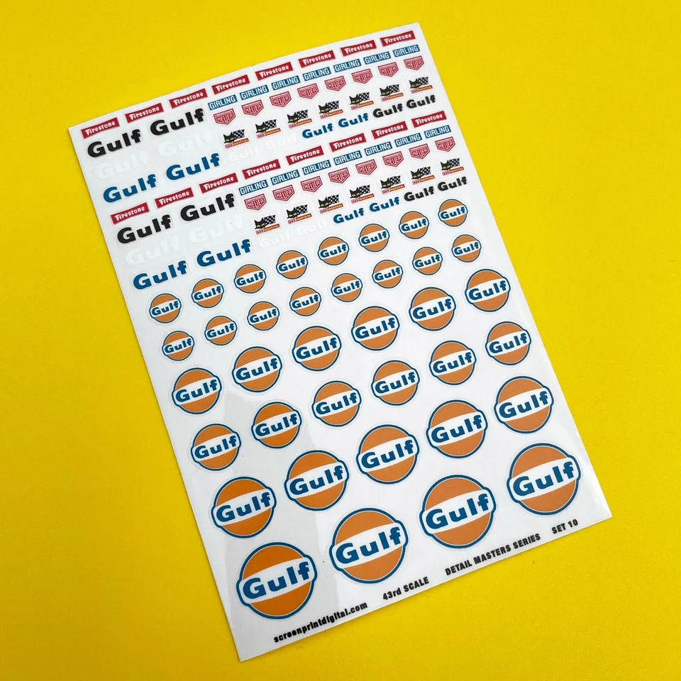 1/43 Rd Scala Diecast' Vintage Classico Gara ' Stile Codice 3 Adesivi Set 10 - Immagine 1 di 1