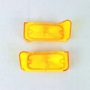 64 1964 Pontiac GTO Lemans Tempest Front Turn Signal Parking Lamp Light Lenses - Foto 1 di 3