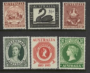 1950-60 Australian Full Centenary Set First Colonial State Postage Stamp issues - Picture 1 of 1