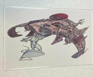 Marvel Action Hour Gewinnspiel Animation Cell Sericel Silver Surfer Kunstdruck - Bild 1 von 5