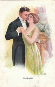 Postal de realización de pareja joven firmada por Peny - Imagen 1 de 2