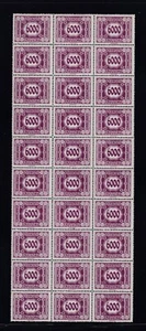 AUSTRIA, 1922, franqueo vencido 6000 K bonita hoja de 30, MNH - Imagen 1 de 2