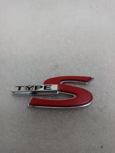 02-06 RSX TYPE S Emblem Badge Chrome Nameplate Honda 03 04 05 - Picture 1 of 3