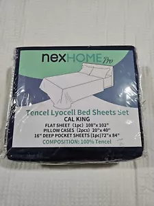 Juego de Hojas Tencel 100% Eucalipto NEXHOME PRO, Lyocell Natural Orgánico 4 piezas Cal - Imagen 1 de 9