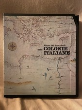 VERO AFFARE!   COLONIE, CARTELLA ALBUM BOLAFFI GBE MILORD ITALIA CON CUSTODIA !!