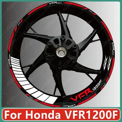 17 Inch For Honda VFR1200F Motorcycle Wheel Waterproof Reflective Rim Decal New - Image 1 of 4