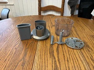 Cuisinart HB-400PC Smart Stick Food Processor Parts Work Bowl Lid Blade - USED - Picture 1 of 8