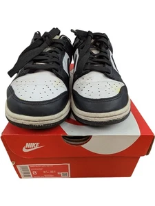 Nike Dunk Low Retro Trainers Black White Lace Up - Size UK 7 - Picture 1 of 9