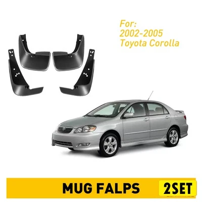 2set For Toyota 2003 2002 Corolla 2004-2008 Mud Flaps Flap Splash Guards Mudguar - Image 1 of 4