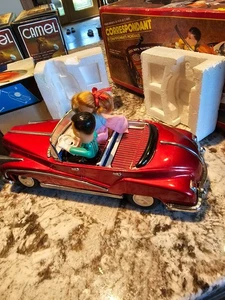 Vintage - Tin Battery Operated “Photoing on Car” Toy - Original Box - 1960's - Picture 1 of 10