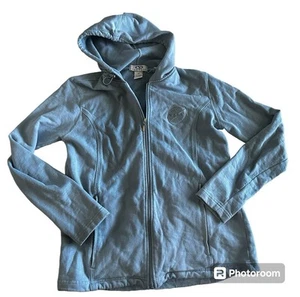 Blue Zip Up Jacket-nasa Emblem, Hoody, Zip Up Pockets - Picture 1 of 4