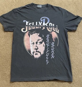 Camiseta Jelly Roll 2025 Beautifully Broken Tour Mediana RARA - Imagen 1 de 6