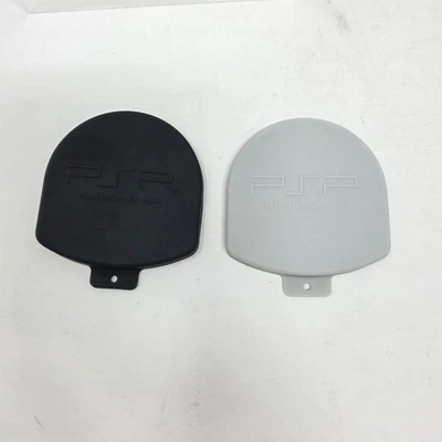 Lot of 2 PSP Rubber UMD Disc Case Cover Black and Gray Game Cover Protection - Image 1 of 2