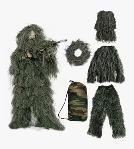 Ghillie Suit, 3D Camouflage,Jacket, Pants, Hood. Missing Gun Camo,Small Youth - Picture 1 of 2