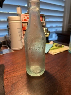 BOTELLA DE COCA-COLA 1905-1915 LADO RECTO JACKSONVILLE FLORIDA 6 1/2 ONZAS Foto 1 de 4