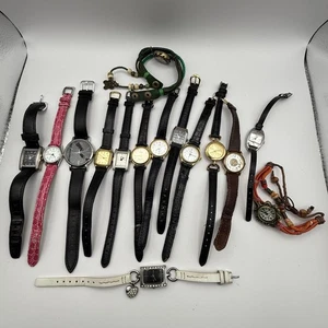 Bundle Of 15 Quartz Watches Job Lot Modern / Vintage Untested Parts / Repair - Picture 1 of 14