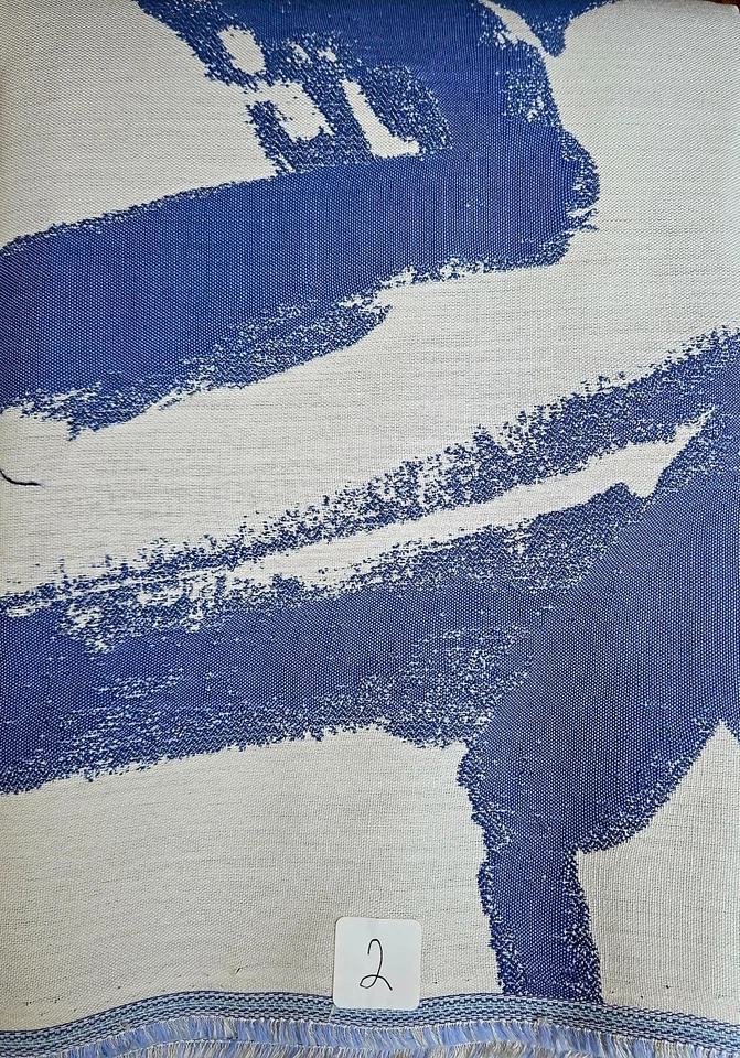 Telas perennes de 2 yardas enredadas en arándano 100 % solución teñida acrílico 54" W Foto 1 de 1