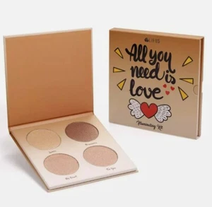 Highlighter Palette, Highlighter Makeup Palette, Glow Bronzer Highlighter-A  - Bild 1 von 3