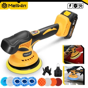 21V Akku Poliermaschine Auto Exzenter Polierer Maschine Politur mit 2 Batterie - Bild 1 von 11