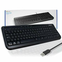 Wired USB Qwerty Keyboard 600/105 Key UK Layout/Quiet Touch Multimedia
