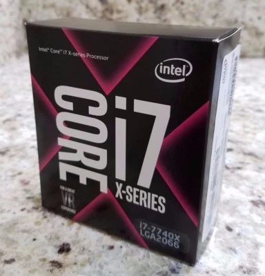 Intel Core i7-7740X Kaby Lake-X 4.3GHz UNLOCKED Quad-Core SEALED NEW - Image 1 of 4