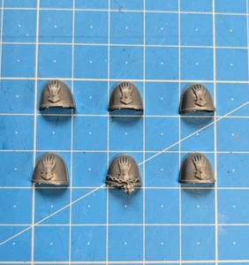Iron Hands Upgrades Bits Mk X Schulterpolster x6 Primaris Space Marines IH Bitz - Bild 1 von 1