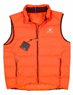 NEW $185 Ralph Lauren RLX Puffer Down Vest!    Bright Green or Bright Orange  - Image 1 of 4