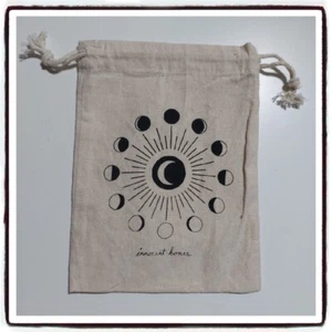 WICCAN Cotton Bag 'Moon Phases' Tarot Pagan Witchcraft FREE POSTAGE - Picture 1 of 1