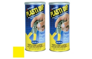 Plasti Dip 11602-6 Rubberized Coating Yellow, Solvent, 14.5 oz, Can (2-pack) - Picture 1 of 1