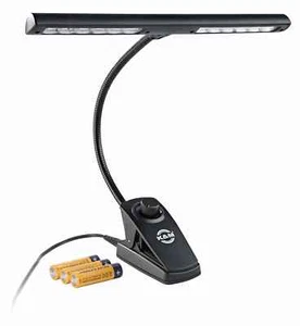 Geniale LED Pultleuchte mit flexiblem Schwanenhals und Dimmer-Funktion, Schwarz - Bild 1 von 2