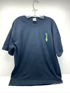 Vintage 2000's Weed Marijuana Leaf UNOA Tee Shirt Black/Green XL - Picture 1 of 6