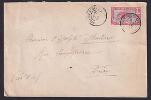 Oubangui-Enveloppe pour la France-Par Fort Crampel-1913 - Foto 1 di 2