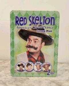Neu versiegelt rot Skelton Amerika Clown Prinz lustiger Mann SONDERGEPRÄGTE 3D-DOSE - Bild 1 von 8
